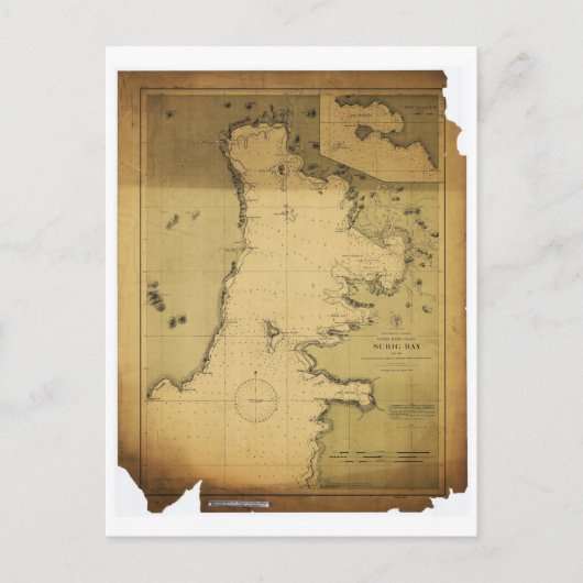 Postale Carte de Subig (Subic) Bay Luzon Philippines 1902 (Devant)