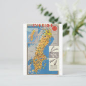 Postale Carte de Suède (Debout devant)