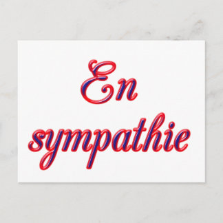 Postale Carte de sympathie