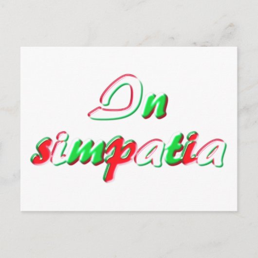 Postale Carte de sympathie (Devant)