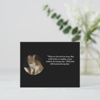 Carte de sympathie avec nom et texte pour photo de