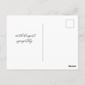 Postale Carte de sympathie personnalisable avec Iris à mai (Dos)