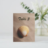 Postale Carte de table Beach Serenity (Debout devant)