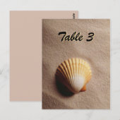 Postale Carte de table Beach Serenity (Devant / Derrière)