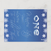 Postale Carte de table Bunco Wonderland n° 1 (Dos)