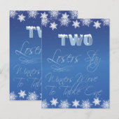 Postale Carte de table Bunco Wonderland n°2 (Devant / Derrière)