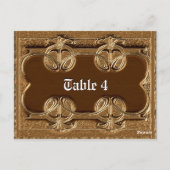 Postale Carte de table Caumartin (Dos)