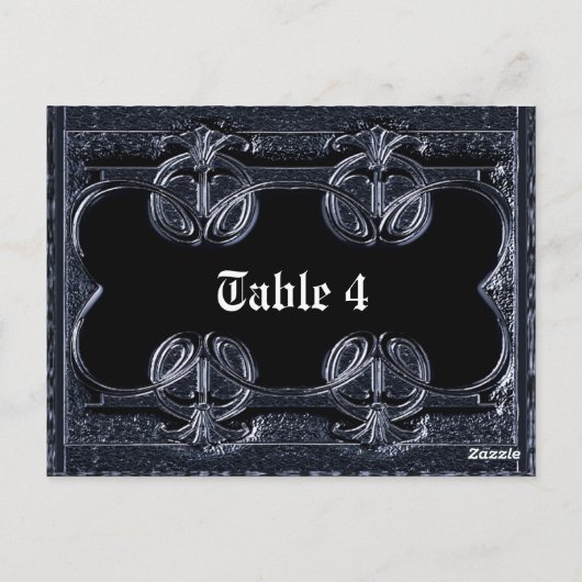 Postale Carte de table Caumartin Dawn (Dos)