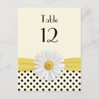 Carte de table Daisy Polka Dot Special Occasion