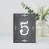 Postale Carte de table Mariage de tableau (Debout devant)