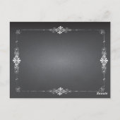 Postale Carte de table Mariage de tableau (Dos)