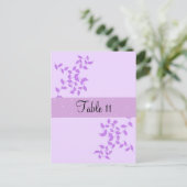 Postale Carte de table pour occasion spéciale Vignes Viole (Debout devant)