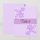 Postale Carte de table pour occasion spéciale Vignes Viole (Devant / Derrière)