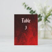 Postale Carte de table Rose gothique (Debout devant)