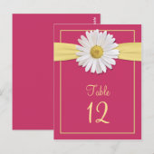 Postale Carte de table Watermelon rose Shasta Daisy (Devant / Derrière)