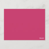 Postale Carte de table Watermelon rose Shasta Daisy (Dos)