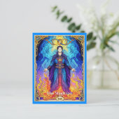 Postale Carte de Tarot Le Magicien (Debout devant)