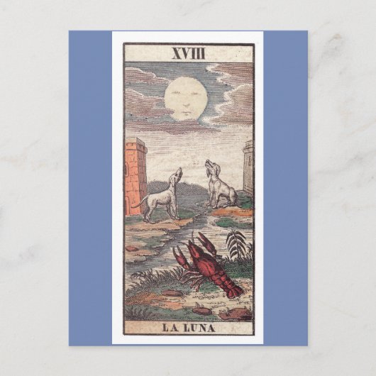 Postale Carte de tart La luna (Devant)
