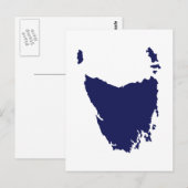 Postale Carte de Tasmanie (Devant / Derrière)