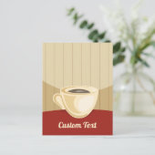 Postale Carte de tasse de café (Debout devant)