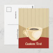 Postale Carte de tasse de café (Devant / Derrière)