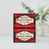 Postale Carte de tente pour aliments et boissons Halloween (Debout devant)