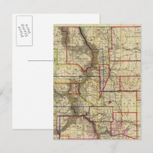 Postale Carte de Thayer du Colorado 2 (Devant / Derrière)