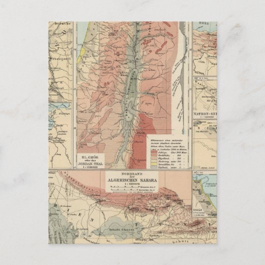 Postale Carte de Tieflander Atlas (Devant)
