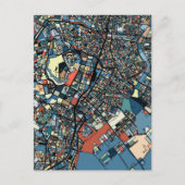 Postale Carte de Tokyo colorée (Devant)