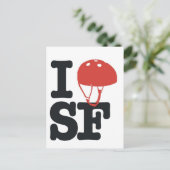 Postale Carte de transmission IhelmetSF (Debout devant)