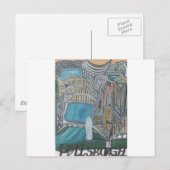 Postale Carte de travail de Pittsburgh (Devant / Derrière)