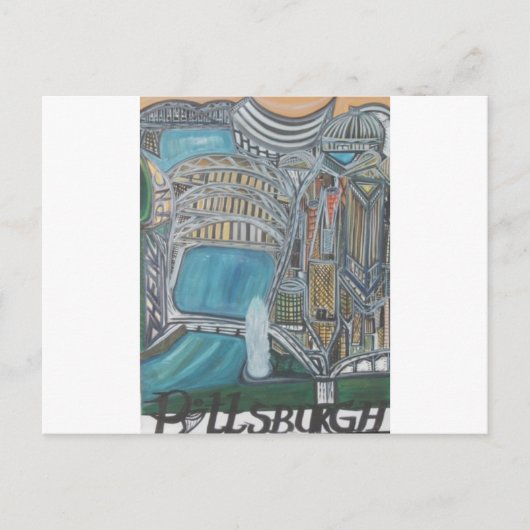 Postale Carte de travail de Pittsburgh (Devant)