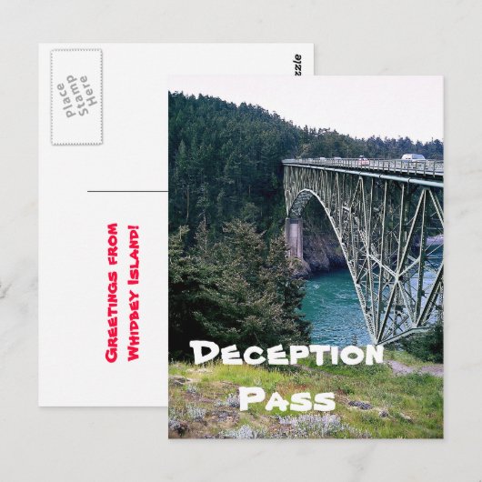 Postale Carte de tromperie (Devant / Derrière)