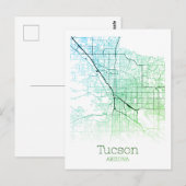 Postale Carte de Tucson (Devant / Derrière)