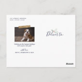 Postale Carte de vacances de la marine | de cadre de photo (Dos)