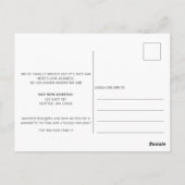 Postale Carte de vacances esthétique Weve Moved (Dos)