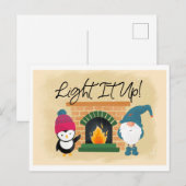 Postale Carte de vacances Light It Up (Devant / Derrière)