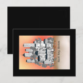 Postale Carte de vacances plate (Devant / Derrière)