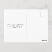 Postale Carte de vacances Red Check 4 Photo (Dos)