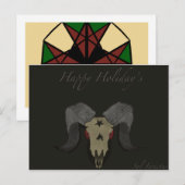 Postale Carte de vacances Sol Invictus (Devant / Derrière)