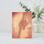 Postale carte de Valles marineris Mars (Debout devant)