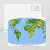 Postale Carte de végétation 4 (Devant / Derrière)