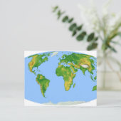 Postale Carte de végétation 4 (Debout devant)