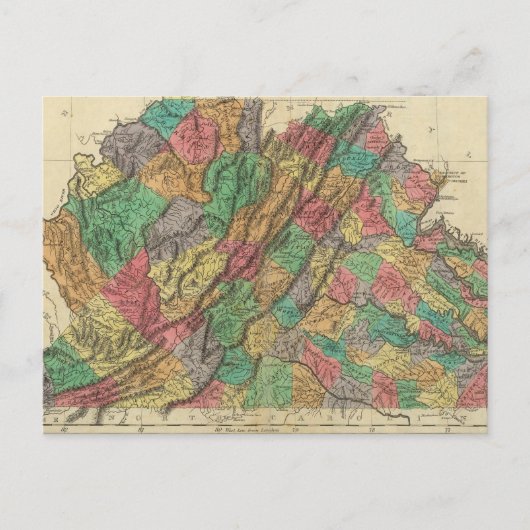 Postale Carte De Virginie (Devant)