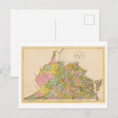 Postale Carte de Virginie 1815 (Devant / Derrière)