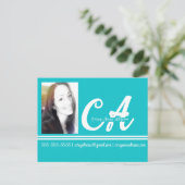Postale Carte de visite (Debout devant)