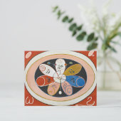 Postale Carte de visite par Hilma af Klint (Debout devant)
