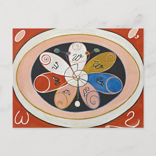 Postale Carte de visite par Hilma af Klint (Devant)