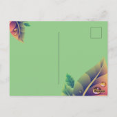 Postale Carte de vœu ANNIVERSAIRE DE LA TERRE (Dos)