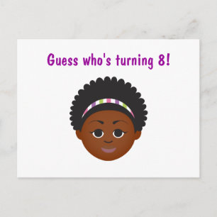 Postale Carte de vœu d'invitation d'anniversaire #Proud2BN